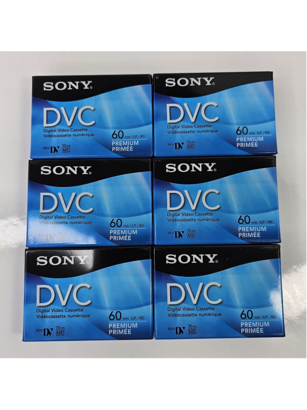 SEALED Sony DVM60PRL Lot Of 6pcs Mini Video Tape New